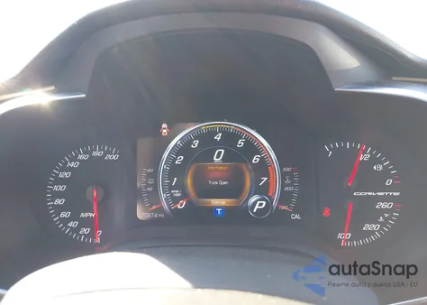 2019 Chevrolet Corvette Stingray из США, поврежденный, VIN 1G1YB2D70K5100436